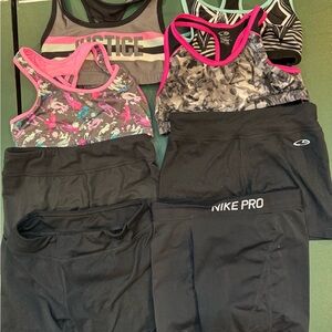 Nike and Justice Activewear Set
